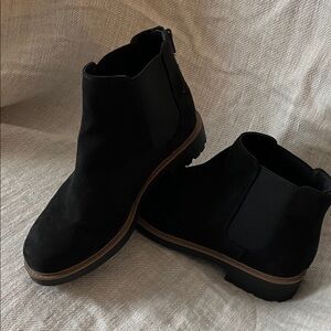 Esprit Black Ankle Boots size8 1/2